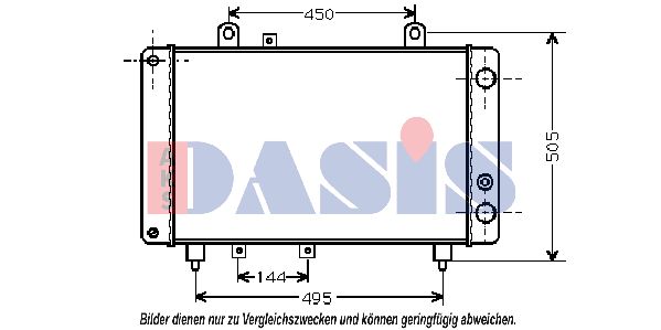 AKS DASIS Radiators, Motora dzesēšanas sistēma 060140N